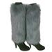 Bluelans Women Leg Warmer Winter Boot CoversÂ Furry Solid Faux Fur Soft Leg Warmers