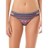 Juniors' Cutout Rare Bloom Scoop Bikini Bottom