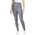 Woman Within Women's Plus Size Petite Stretch Cotton Printed Legging