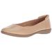 Naturalizer womens Flexy Ballet Flat, Nude, 8 Wide US