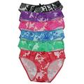 ToBeInStyle Junior Women?s Pack of 6 Classic Cotton Blend Colorful Assorted Bikini Briefs
