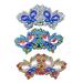 Winnereco 3pcs DIY Full Drill Diamond Painting Hair Clip Butterfly Crystal Hairpins