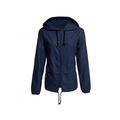 Womens Waterproof Raincoat Ladies Outdoor Wind Rain Forest Jacket Coat Plus Size