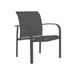 Tropitone Laguna Beach EZ Span™ Laguna Patio Dining Armchair Sling in Gray | 34 H x 28 W x 29 D in | Wayfair 752024_GPH_Rincon