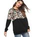 women's casual long sleeve print pullover sweatshirt,women's fall long sleeve o neck printed sweatshirt,women's pullover top long sleeve blouse,print sweatshirt,women long sleeve o neck warm pullovers