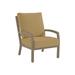 Tropitone Muirlands Patio Chair w/ Cushions in Brown | 39.5 H x 27.5 W x 33 D in | Wayfair 612011_MOA_Dupione Walnut