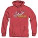 DC Comics Aqualad Adult Heather Hoodie Sweatshirt Red