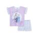Disney Frozen 2 Girls Exclusive 4-14 Short Ruffle Sleeve 2-Piece Pajama Set