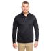 UltraClub Adult Cool & Dry Sport Quarter-Zip Pullover Fleece