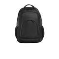 Port Authority Adult Unisex Plain Backpack DG/Blk/Black One Size Fits All