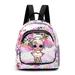 Chinatera Cute Travel Backpacks Women Kids Sequins Girl Print Knapsack (Multicolor)