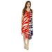 Riviera Sun Dress / Summer Dresses for Women (Red / White / Blue 1, 2X)