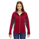 A Product of Ash City - North End Ladies' Generate Textured Fleece Jacket - CLASSIC RED 850 - S [Saving and Discount on bulk, Code Christo]
