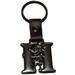 Authentic Disney Mickey Mouse Letter H Pewter Keychain (Key Ring)+ Free Disney Stickers