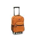 Rockland R01-ORANGE 17 in. ROLLING BACKPACK - ORANGE