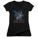 She Ra/I Am She Ra Junior Women's V-Neck T-Shirt Black