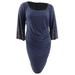 Alex Evenings Women's Plus Size Embellished Shift Dress