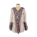 Pre-Owned Free People Women's Size S Long Sleeve Blouse