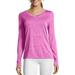 Hanes Sport Women's Cool DRI Performance Long-Sleeve V-Neck Tee