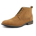 Bruno Marc Mens Oxford Shoes Suede Leather Casual Ankle Chukka Boots URBAN-02 TAN Size 13