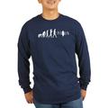 CafePress - Rowing Crew - Long Sleeve Dark T-Shirt