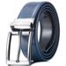 Marino Reversible Leather Belt For Men - Classic Dress Belt 1.25" Wide - With Removable Rotating Buckle