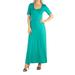 24/7 Comfort Apparel Women's Casual Maxi Dress