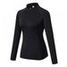 MELLCO Women's Spring Full Zip Running Track Jacket, Long Sleeve Slim Fitness, Soft Handfeel Sports Jacket Black XL