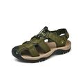 Rotosw Men Summer Sandals Sports Beach Outdoor Casual Shoes Closed Toe Walking Hiking