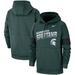 Michigan State Spartans Nike 2019 Sideline Therma-FIT Performance Hoodie - Green