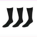 New Gold Toe Men's Windsor Wool Socks (Pack of 3) One Size/Black