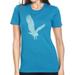 LA Pop Art Women's Premium Blend Word Art T-shirt - Eagle