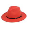 FeMereina Mens Women Fedora Hat Wide Brim Panama Hats Bucket Dress Trilby Jazz Hat