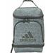 Adidas Insulated Lunch Bag, 3 Zippered Compartments, Onix Jersey/Black, One Size