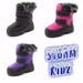 Storm Kidz Cold Weather Snow Boot (Toddler/Little Kid/Big Kid) MANY COLORS Velcro Strap