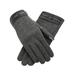 NUZYZ Outdoor Cycling Winter Touch Screen Gloves Fleece Lining Men Full Finger Mittens