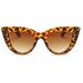 Fashion Vintage Retro Cat Eye Sunglasses Women Big Frame Sun Glasses Black ladies Sunglass Wrap Eyewear