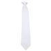 Mens Solid Color Clip On Easy to Remove Clip Necktie Ties