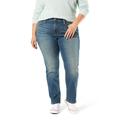 Signature by Levi Strauss & Co. Women's Plus Modern Straight Jeans
