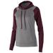 Ladies' Dry-Excelâ„¢ Echo Performance Polyester Knit Training Hoodie - GRAPH HTH/ MROON - S