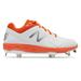 New Balance Low-Cut Fresh Foam Velo1 Metal Softball Cleat Womens Shoes Orange with White