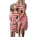 UKAP Mommy and Me Matching Sundresses Women Sleeveless Crew Neck Casual Dresses Summer Beach Party T Shirt Dresses With Pockets