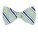 Men's Green Silk Self Tie Bowtie Tie Yourself Bow Ties