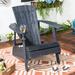 Highland Dunes Briaca Solid Wood Adirondack Chair Wood in Gray | 31.9 H x 29.9 W x 37.4 D in | Wayfair HLDS3997 47824019