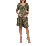 Lorna Green Paisley Maternity Dress