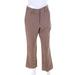 Weekend Max Mara Womens Solid High Waist Alberto Long Pants Brown Size 10