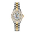 Pre Owned Rolex Datejust 6917 w/ Mother Of Pearl Diamond Dial 26mm Ladies Watch (Warranty Included)
