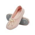 NK FASHION Women's Ballerina Slipper with Bow House Slipper Moisture Wicking Comfort Sole Flat Shoes for Indoor/Outdoor Comfort