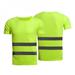 1pcs Reflective Safety T-Shirt Short Sleeve High Visibility Tees Tops Safe Gear for Construction Site Yellow 3XL