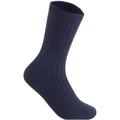 Lian LifeStyle Ultralight Men's 6 Pairs Wool Crew Socks Sweat Absorbent- Great Activewear For Fun Sports, all Season & Weather HR16116 Size 6-9-(Navy)